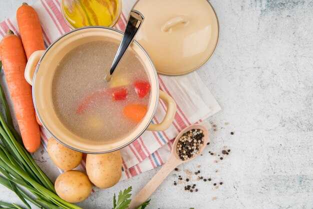 Пошаговый процесс варки куриного бульона с учетом диетических рекомендаций