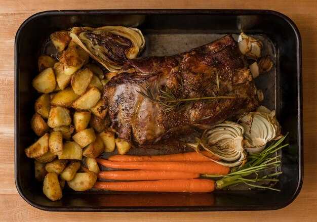 Как проверить готовность бараньей ноги