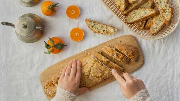 Кекс с корицей и грецкими орехами