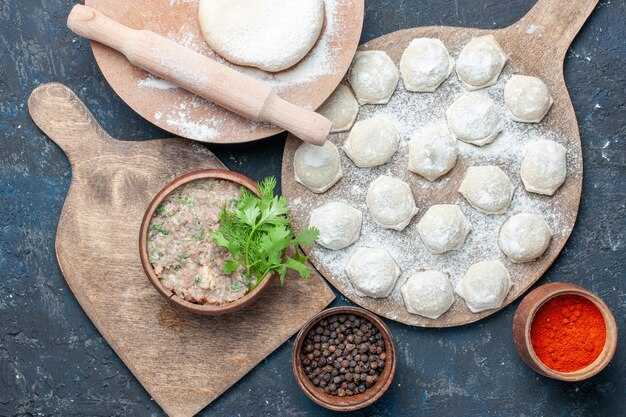 Пельмени с бараниной и мятой