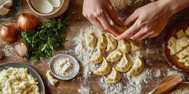 Пельмени с уткой и черносливом