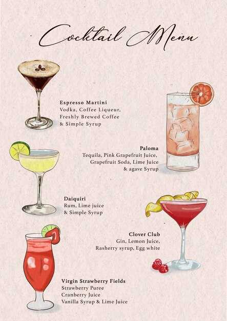 Коктейли с использованием домашних настоек и сиропов: оригинальные рецепты