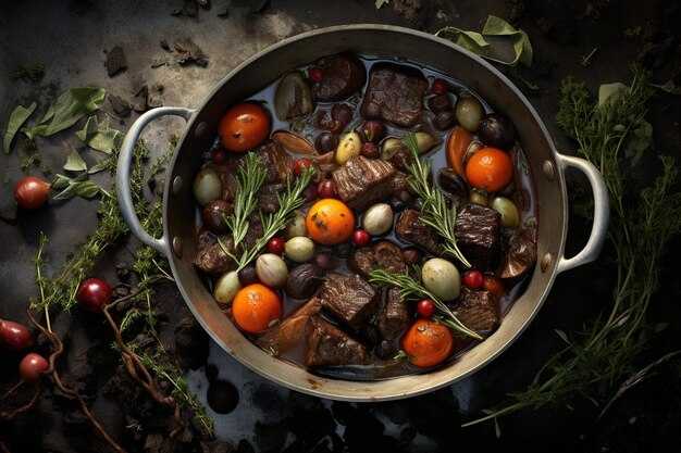 Пошаговая инструкция по приготовлению бургуиньона