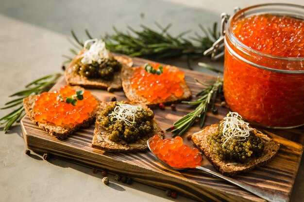 Советы по хранению и подаче зернистой икры сахалинской