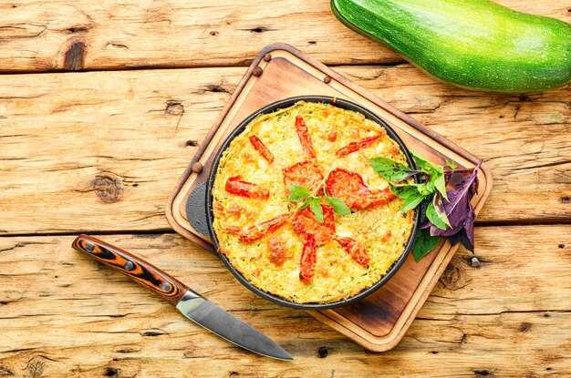 Этапы приготовления кабачковой запеканки в духовке