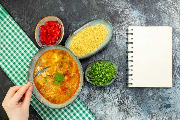 Выбор ингредиентов для харчо из курицы