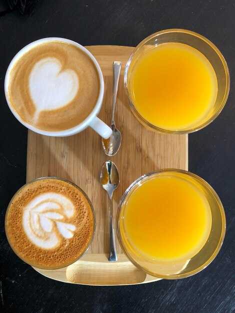 Способы приготовления кофе Тюр с апельсиновым соком