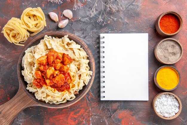 Выбор морепродуктов для пасты том яс