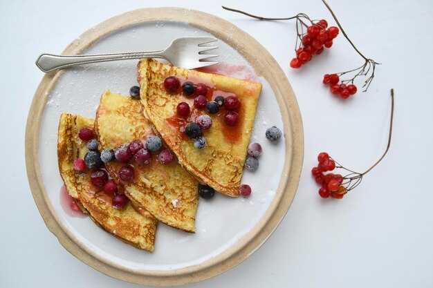 Какие сладкие начинки подойдут для блинов?