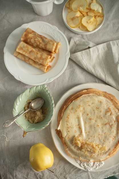 Блины с различными начинками