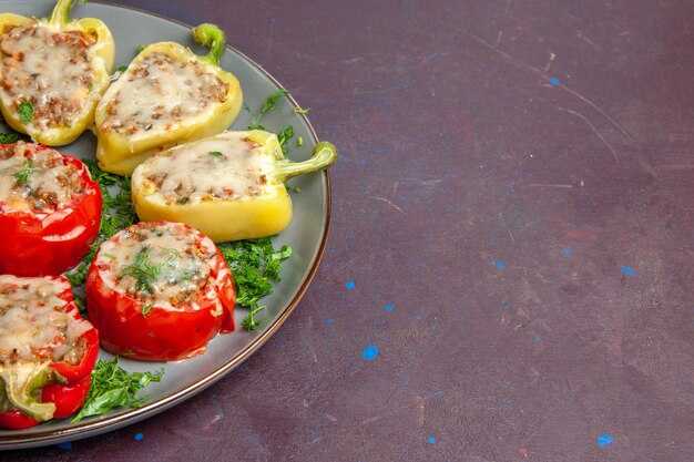 Подготовка перцев к фаршированию