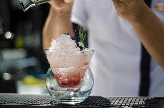 Ризотто с морским коктейлем и шпинатом