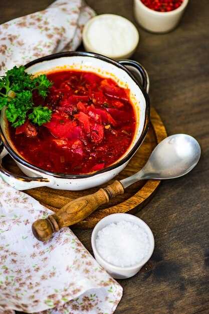 Основные ингредиенты для борща