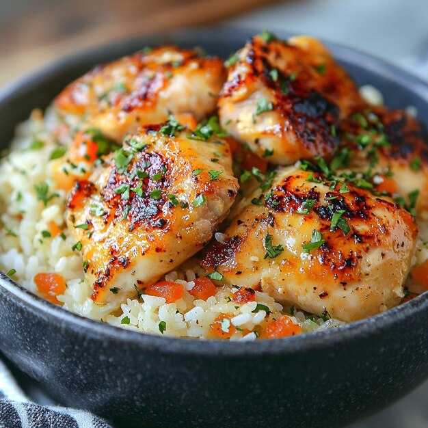 10 вкусных блюд из курицы и риса — рецепты, кроме плова