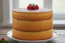 Как испечь высокий и ровный бисквит без трещин