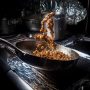 Пошаговый рецепт тушеной капусты с фаршем на сковороде для домашнего ужина