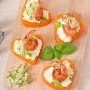 Как приготовить вкусный бутерброд с креветками и творожным сыром дома