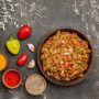 Как приготовить вкусную тушеную капусту с фаршем и картошкой на сковороде