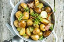 Как приготовить вкусную картошку с замороженными грибами на сковороде