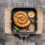 Вкусный рецепт лепешки с мясом на сковороде для домашнего приготовления