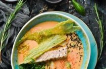 Вкусный лососевый суп с кунжутом для уютных вечеров и здоровья