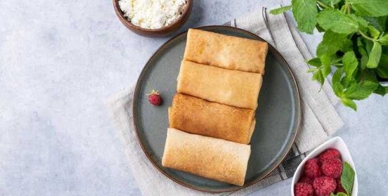 Вкусные рисовые блинчики с различными начинками для вашего стола