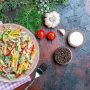 Простой и вкусный салат с грибами ветчиной и огурцами для любого праздника