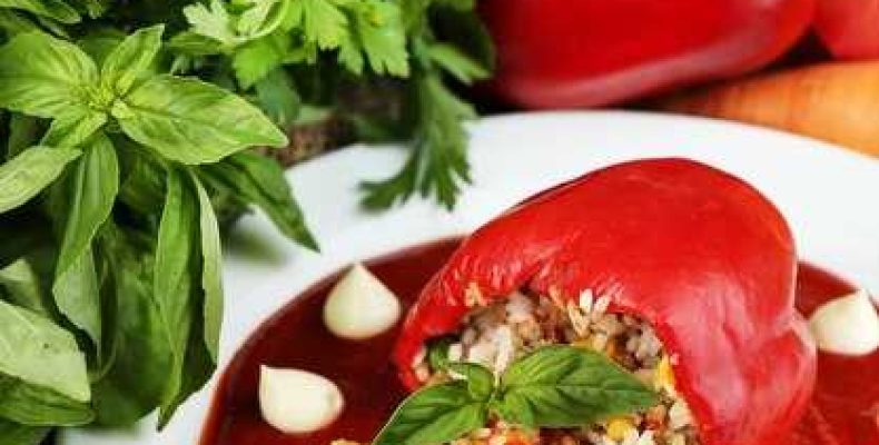 Рецепт фаршированных перцев и содержание белка в их начинке