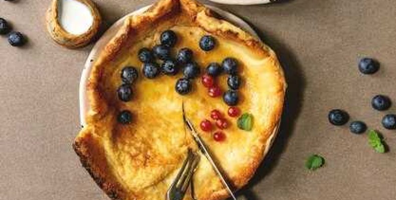 Вкусная творожная запеканка с черникой для духовки пошаговый рецепт