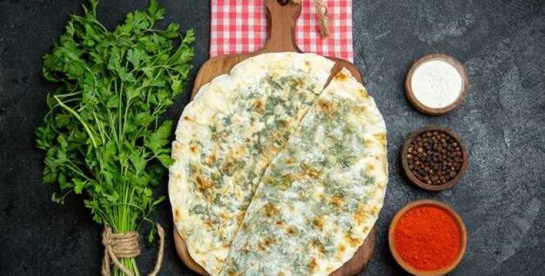 Приготовление хычины с сыром и зеленью в домашних условиях простым способом