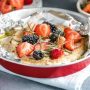Вкусная запеканка из творога с овсяными хлопьями для легкого ужина