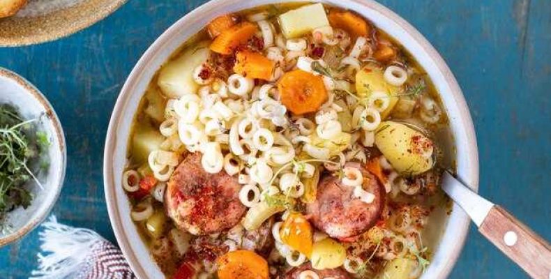 Вкусный суп гороховый с ребрышками и картошкой пошаговый рецепт с фото