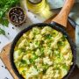 Вкусный рецепт жареного пюре с яйцом на сковороде — Быстрые и простые шаги