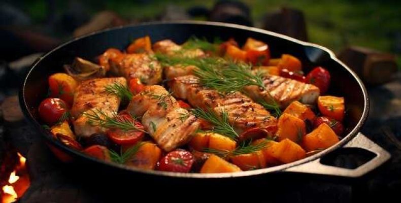 Вкусный рецепт жареной свинины с луком и морковью на сковороде | Простое блюдо на каждый день